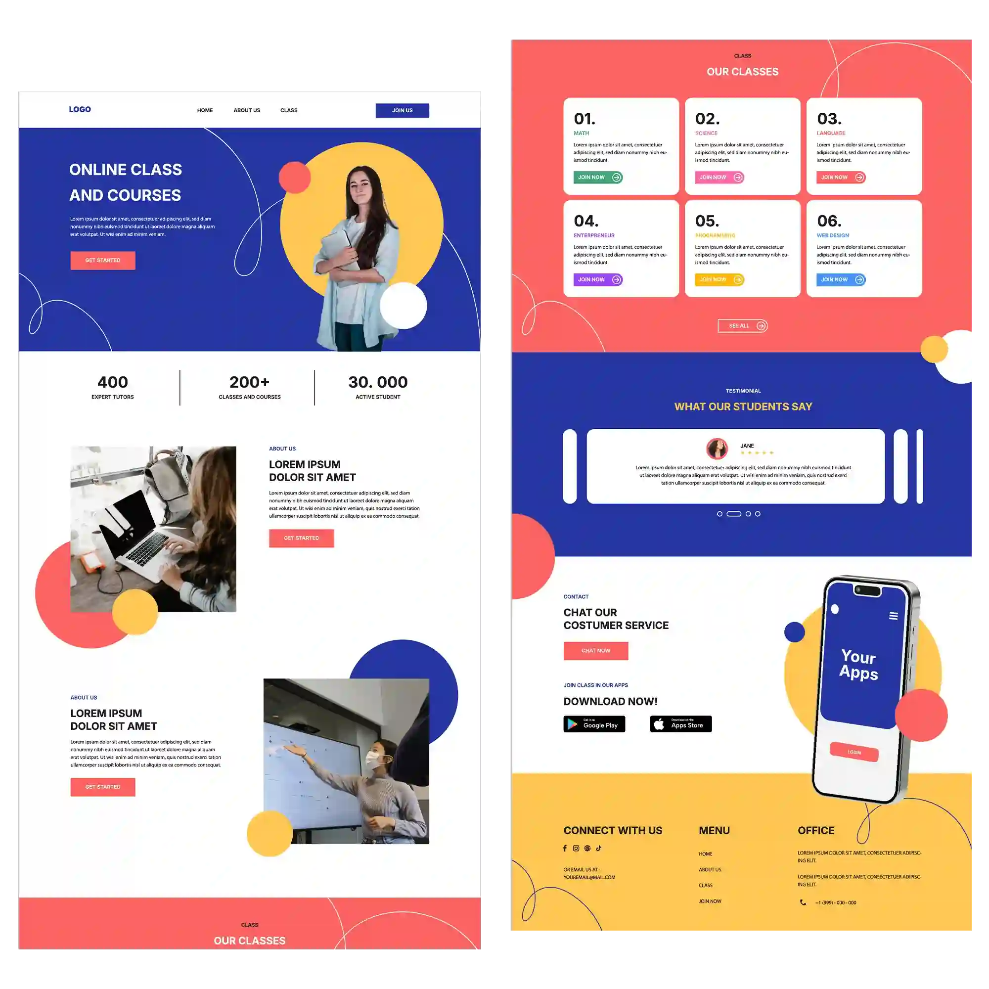 Landing Page Design
